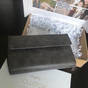 Maskcara clutch charcoal gray